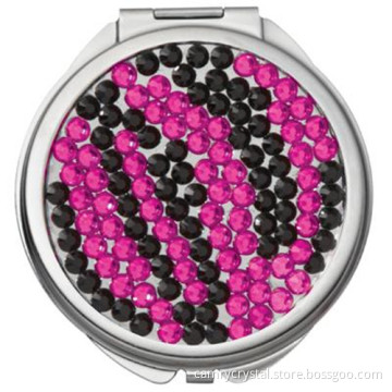 Crystal Rhinestone pocket mirror